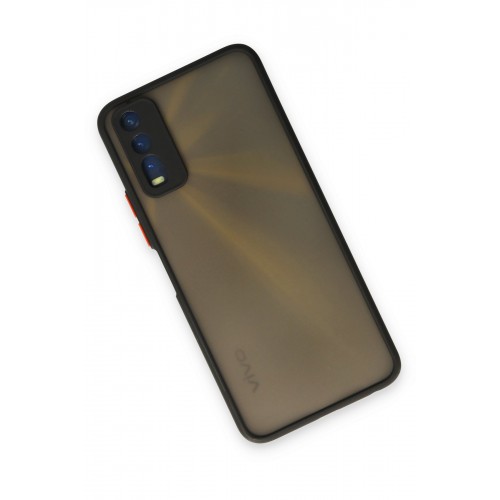 Newface Vivo Y20 Kılıf Montreal Silikon Kapak - Siyah Newface Vivo Y20 Kılıf Montreal Silikon Kapak - Siyah