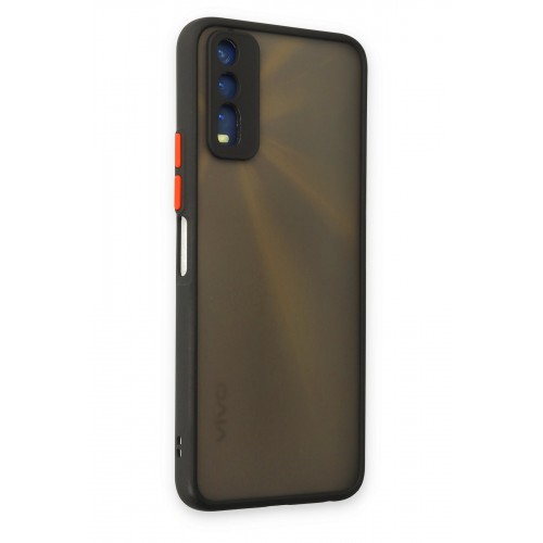 Newface Vivo Y20 Kılıf Montreal Silikon Kapak - Siyah Newface Vivo Y20 Kılıf Montreal Silikon Kapak - Siyah