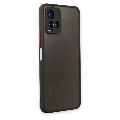 Newface Vivo Y33S Kılıf Montreal Silikon Kapak - Siyah Newface Vivo Y33S Kılıf Montreal Silikon Kapak - Siyah