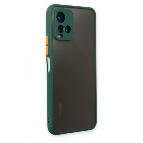 Newface Vivo Y21S Kılıf Montreal Silikon Kapak - Yeşil Newface Vivo Y21S Kılıf Montreal Silikon Kapak - Yeşil