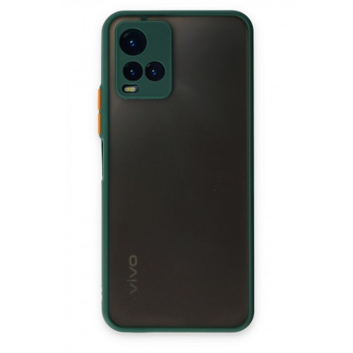 Newface Vivo Y21 Kılıf Montreal Silikon Kapak - Yeşil Newface Vivo Y21 Kılıf Montreal Silikon Kapak - Yeşil