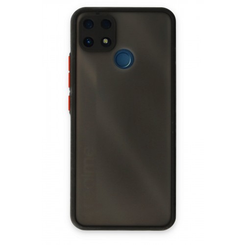 Newface Realme C25 Kılıf Montreal Silikon Kapak - Siyah Newface Realme C25 Kılıf Montreal Silikon Kapak - Siyah