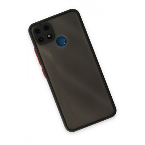Newface Realme C25 Kılıf Montreal Silikon Kapak - Siyah Newface Realme C25 Kılıf Montreal Silikon Kapak - Siyah