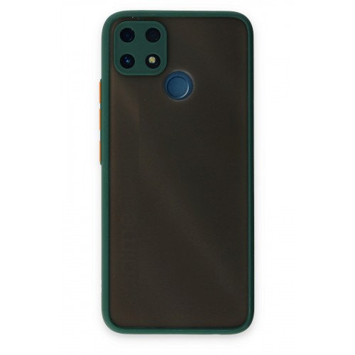 Newface Realme C25 Kılıf Montreal Silikon Kapak - Yeşil Newface Realme C25 Kılıf Montreal Silikon Kapak - Yeşil