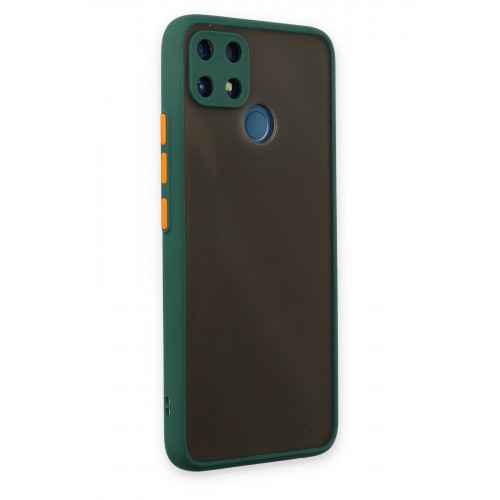 Newface Realme C25 Kılıf Montreal Silikon Kapak - Yeşil Newface Realme C25 Kılıf Montreal Silikon Kapak - Yeşil