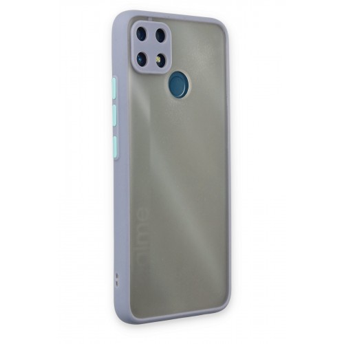 Newface Realme C25 Kılıf Montreal Silikon Kapak - Gri Newface Realme C25 Kılıf Montreal Silikon Kapak - Gri