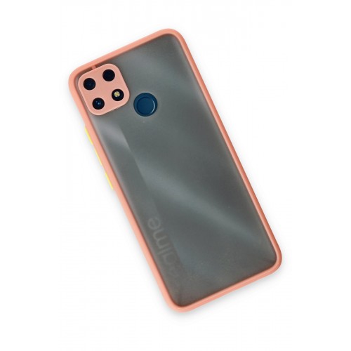 Newface Realme C25 Kılıf Montreal Silikon Kapak - Pembe Newface Realme C25 Kılıf Montreal Silikon Kapak - Pembe