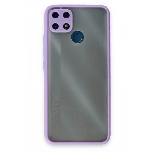 Newface Realme C25 Kılıf Montreal Silikon Kapak - Mor Newface Realme C25 Kılıf Montreal Silikon Kapak - Mor