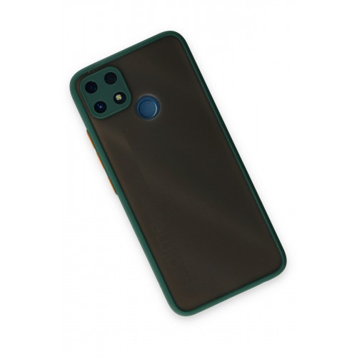 Newface Realme C25s Kılıf Montreal Silikon Kapak - Yeşil Newface Realme C25s Kılıf Montreal Silikon Kapak - Yeşil