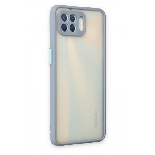 Newface Oppo Reno 4 Lite Kılıf Montreal Silikon Kapak - Gri Newface Oppo Reno 4 Lite Kılıf Montreal Silikon Kapak - Gri