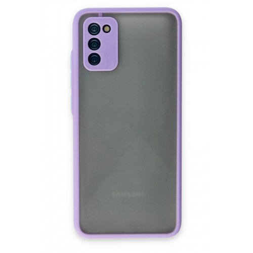 Newface Samsung Galaxy A02S Kılıf Montreal Silikon Kapak - Mor Newface Samsung Galaxy A02S Kılıf Montreal Silikon Kapak - Mor