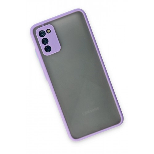 Newface Samsung Galaxy A02S Kılıf Montreal Silikon Kapak - Mor Newface Samsung Galaxy A02S Kılıf Montreal Silikon Kapak - Mor