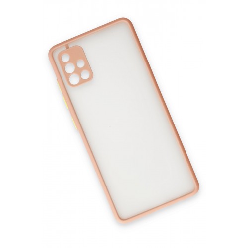 Newface Samsung Galaxy A51 Kılıf Montreal Silikon Kapak - Pembe Newface Samsung Galaxy A51 Kılıf Montreal Silikon Kapak - Pembe