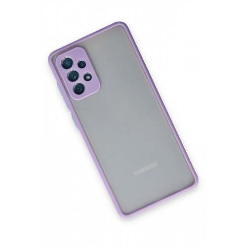 Newface Samsung Galaxy A72 Kılıf Montreal Silikon Kapak - Mor Newface Samsung Galaxy A72 Kılıf Montreal Silikon Kapak - Mor