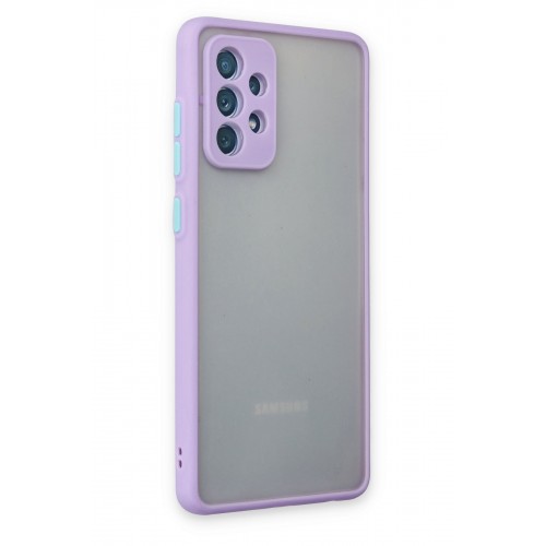 Newface Samsung Galaxy A72 Kılıf Montreal Silikon Kapak - Mor Newface Samsung Galaxy A72 Kılıf Montreal Silikon Kapak - Mor