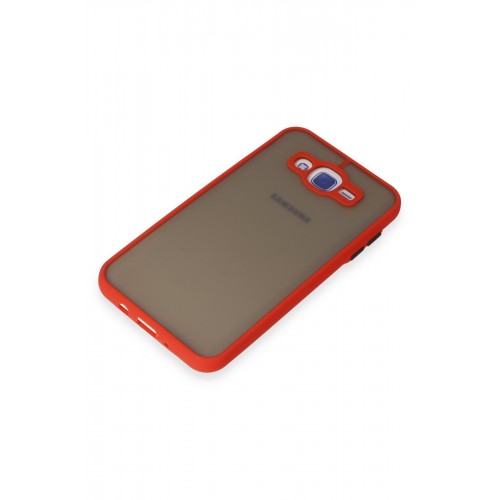 Newface Samsung Galaxy J7 Kılıf Montreal Silikon Kapak - Kırmızı Newface Samsung Galaxy J7 Kılıf Montreal Silikon Kapak - Kırmızı