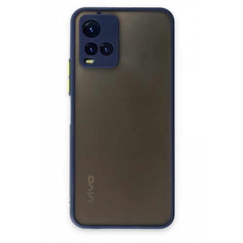 Newface Vivo Y21S Kılıf Montreal Silikon Kapak - Lacivert Newface Vivo Y21S Kılıf Montreal Silikon Kapak - Lacivert
