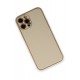 Newface iPhone 12 Pro Max Kılıf Coco Deri Silikon Kapak - Gold Newface iPhone 12 Pro Max Kılıf Coco Deri Silikon Kapak - Gold
