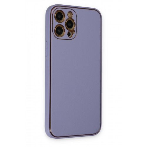 Newface iPhone 12 Pro Max Kılıf Coco Deri Silikon Kapak - Açık Lila Newface iPhone 12 Pro Max Kılıf Coco Deri Silikon Kapak - Açık Lila