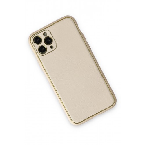 Newface iPhone 11 Pro Max Kılıf Coco Deri Silikon Kapak - Beyaz Newface iPhone 11 Pro Max Kılıf Coco Deri Silikon Kapak - Beyaz