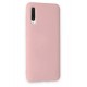 Newface Samsung Galaxy A50 Kılıf Nano içi Kadife Silikon - Pudra Newface Samsung Galaxy A50 Kılıf Nano içi Kadife Silikon - Pudra