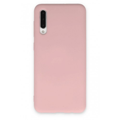 Newface Samsung Galaxy A50S Kılıf Nano içi Kadife Silikon - Pudra Newface Samsung Galaxy A50S Kılıf Nano içi Kadife Silikon - Pudra