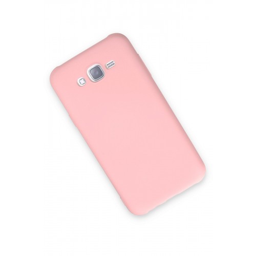Newface Samsung Galaxy J7 Kılıf Nano içi Kadife Silikon - Pudra Newface Samsung Galaxy J7 Kılıf Nano içi Kadife Silikon - Pudra
