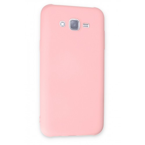 Newface Samsung Galaxy J7 Kılıf Nano içi Kadife Silikon - Pudra Newface Samsung Galaxy J7 Kılıf Nano içi Kadife Silikon - Pudra
