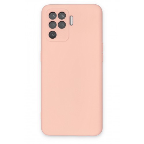 Newface Oppo Reno 5 Lite Kılıf Nano içi Kadife Silikon - Pudra Newface Oppo Reno 5 Lite Kılıf Nano içi Kadife Silikon - Pudra