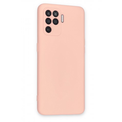 Newface Oppo Reno 5 Lite Kılıf Nano içi Kadife Silikon - Pudra Newface Oppo Reno 5 Lite Kılıf Nano içi Kadife Silikon - Pudra