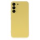 Newface Samsung Galaxy S22 Kılıf Nano içi Kadife Silikon - Sarı Newface Samsung Galaxy S22 Kılıf Nano içi Kadife Silikon - Sarı