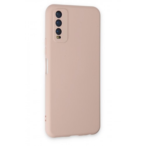 Newface Vivo Y20 Kılıf Nano içi Kadife Silikon - Pudra Newface Vivo Y20 Kılıf Nano içi Kadife Silikon - Pudra