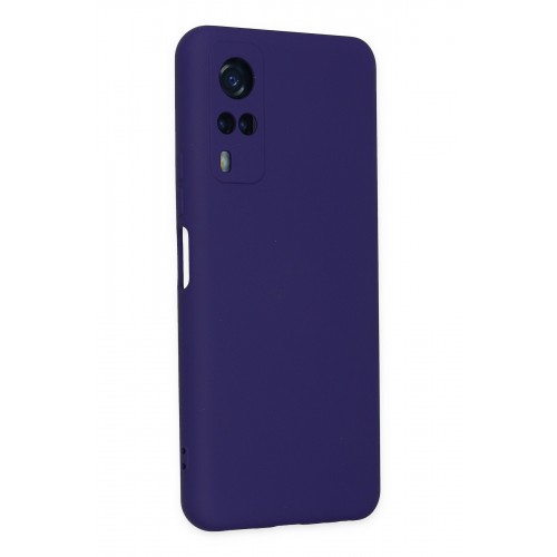 Newface Vivo Y51A Kılıf Nano içi Kadife Silikon - Mor Newface Vivo Y51A Kılıf Nano içi Kadife Silikon - Mor