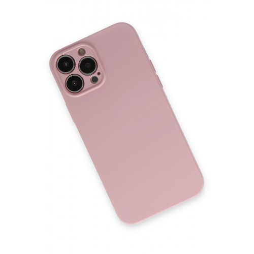 Newface iPhone 13 Pro Kılıf Nano içi Kadife Silikon - Pembe Newface iPhone 13 Pro Kılıf Nano içi Kadife Silikon - Pembe