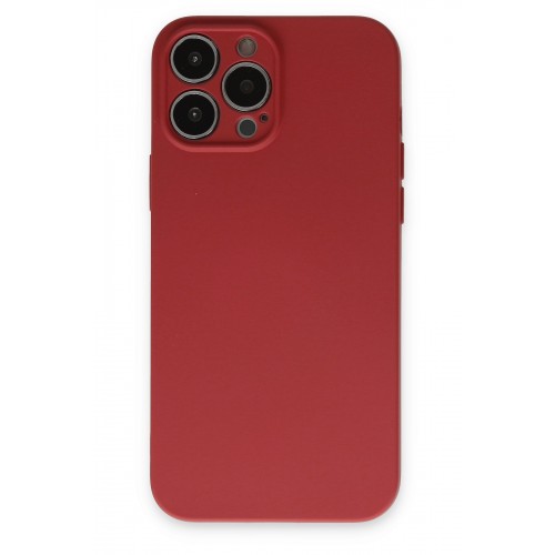 Newface iPhone 13 Pro Kılıf Nano içi Kadife Silikon - Kiremit Newface iPhone 13 Pro Kılıf Nano içi Kadife Silikon - Kiremit