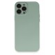 Newface iPhone 13 Pro Kılıf Nano içi Kadife Silikon - Su Yeşili Newface iPhone 13 Pro Kılıf Nano içi Kadife Silikon - Su Yeşili