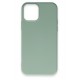 Newface iPhone 12 Kılıf Nano içi Kadife Silikon - Su Yeşili Newface iPhone 12 Kılıf Nano içi Kadife Silikon - Su Yeşili