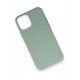 Newface iPhone 12 Kılıf Nano içi Kadife Silikon - Su Yeşili Newface iPhone 12 Kılıf Nano içi Kadife Silikon - Su Yeşili
