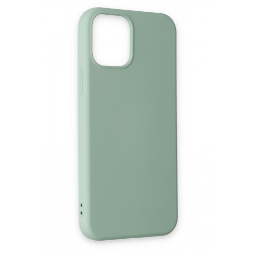 Newface iPhone 12 Pro Kılıf Nano içi Kadife Silikon - Su Yeşili Newface iPhone 12 Pro Kılıf Nano içi Kadife Silikon - Su Yeşili