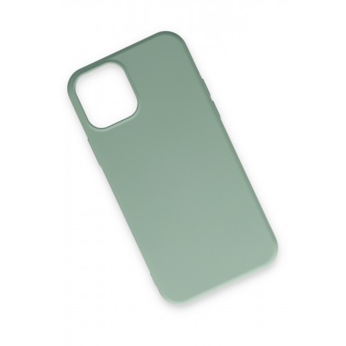 Newface iPhone 12 Pro Kılıf Nano içi Kadife Silikon - Su Yeşili Newface iPhone 12 Pro Kılıf Nano içi Kadife Silikon - Su Yeşili