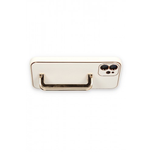 Newface iPhone 12 Kılıf Coco Elit Kapak - Beyaz Newface iPhone 12 Kılıf Coco Elit Kapak - Beyaz
