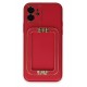 Newface iPhone 12 Kılıf Coco Elit Kapak - Kırmızı Newface iPhone 12 Kılıf Coco Elit Kapak - Kırmızı