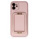 Newface iPhone 12 Kılıf Coco Elit Kapak - Pembe Newface iPhone 12 Kılıf Coco Elit Kapak - Pembe