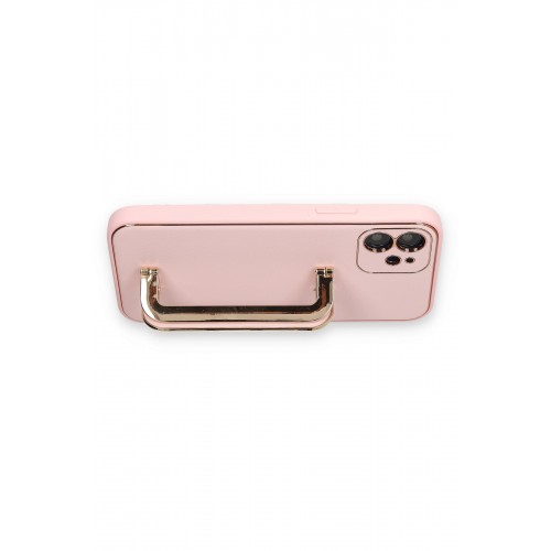 Newface iPhone 12 Kılıf Coco Elit Kapak - Pembe Newface iPhone 12 Kılıf Coco Elit Kapak - Pembe