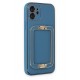 Newface iPhone 12 Kılıf Coco Elit Kapak - Mavi Newface iPhone 12 Kılıf Coco Elit Kapak - Mavi