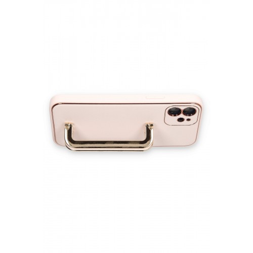 Newface iPhone 12 Kılıf Coco Elit Kapak - Pudra Newface iPhone 12 Kılıf Coco Elit Kapak - Pudra