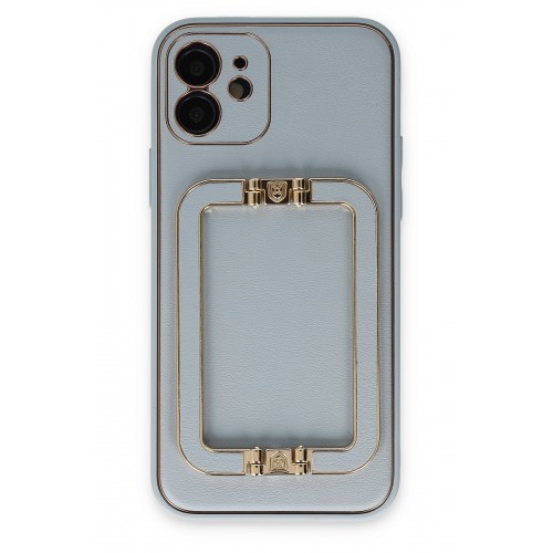 Newface iPhone 12 Kılıf Coco Elit Kapak - Turkuaz Newface iPhone 12 Kılıf Coco Elit Kapak - Turkuaz