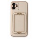 Newface iPhone 12 Kılıf Coco Elit Kapak - Gold Newface iPhone 12 Kılıf Coco Elit Kapak - Gold