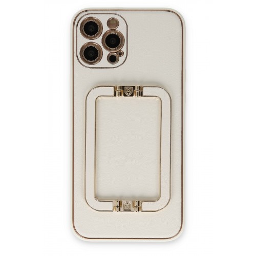 Newface iPhone 12 Pro Kılıf Coco Elit Kapak - Beyaz Newface iPhone 12 Pro Kılıf Coco Elit Kapak - Beyaz