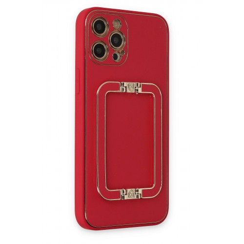 Newface iPhone 12 Pro Kılıf Coco Elit Kapak - Kırmızı Newface iPhone 12 Pro Kılıf Coco Elit Kapak - Kırmızı